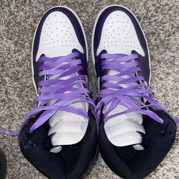 Court purple size 10 , purple laces - Picture 1 of 2